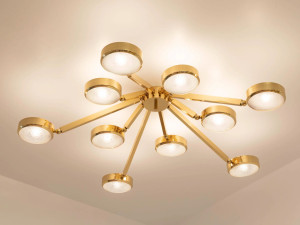 Металлический потолочный светильник