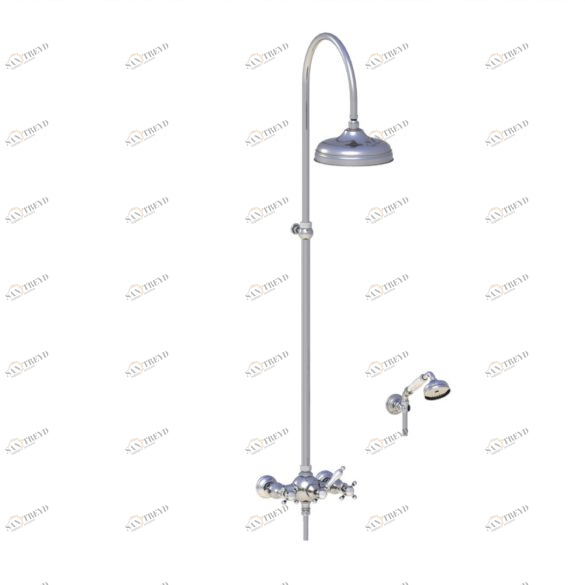 01.544 Смеситель для душа настенный комплектный HORUS Range Julia Victoria 