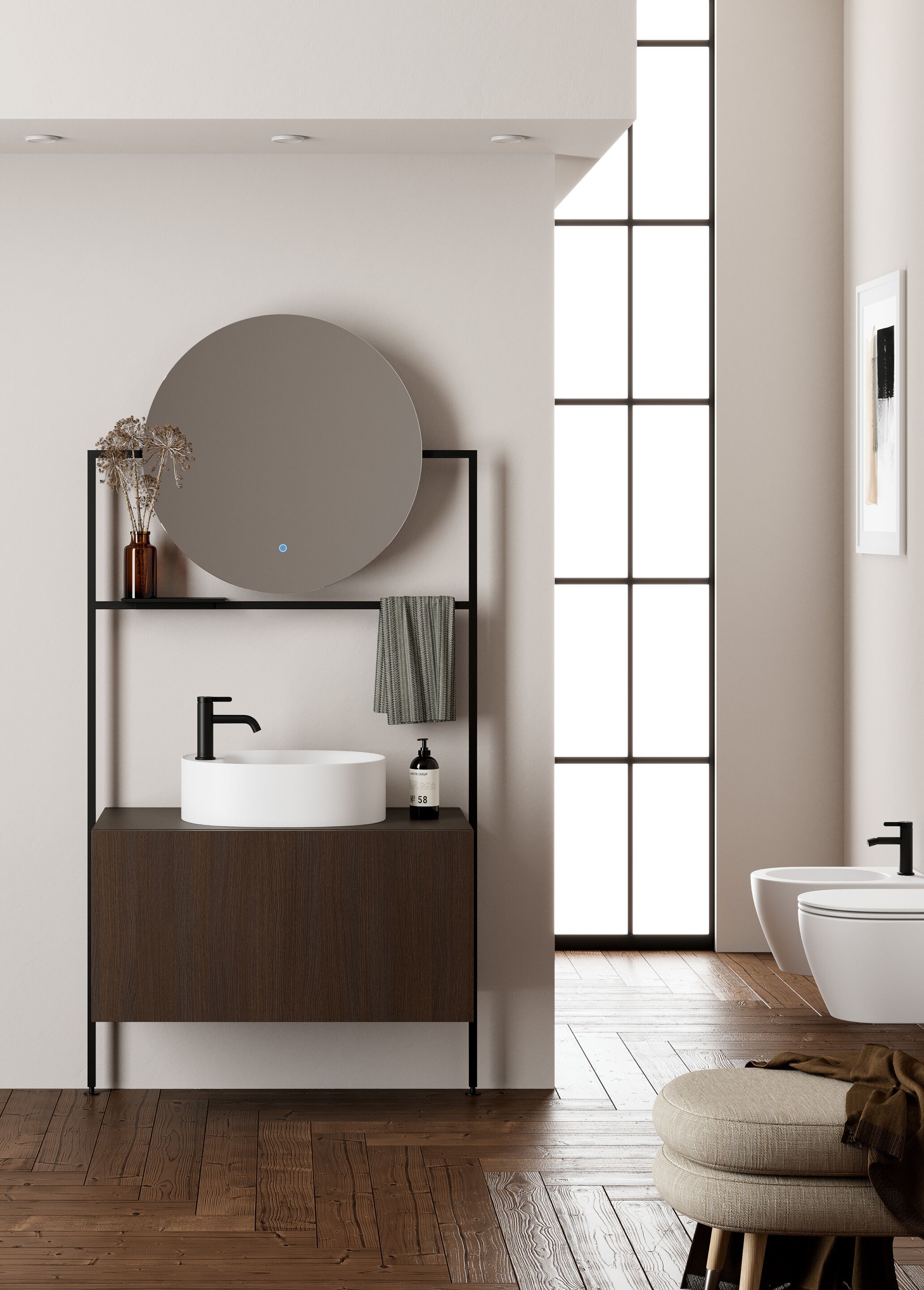 Одноместный умывальник Scarabeo Ceramiche Picture ARCH-00076692 - Вид №4