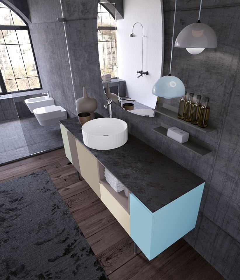 Archeda Тумба под умывальник из лакированной древесины Gola sun-id-1426866 - Вид №1