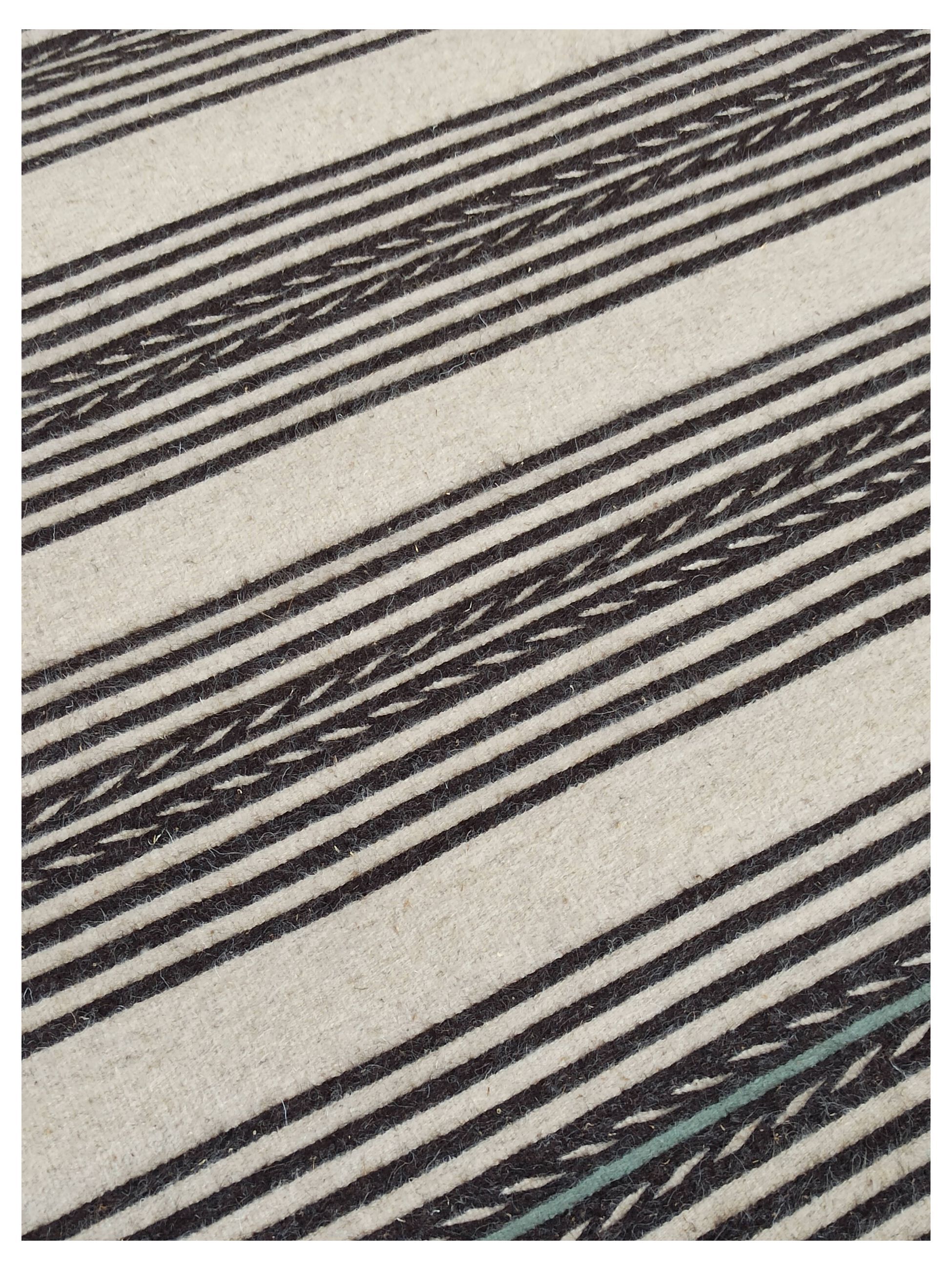 Полосатый шерстяной ковер ручной работы Eugenia Pinna вариации ARCH-00101860 - Вид №1
