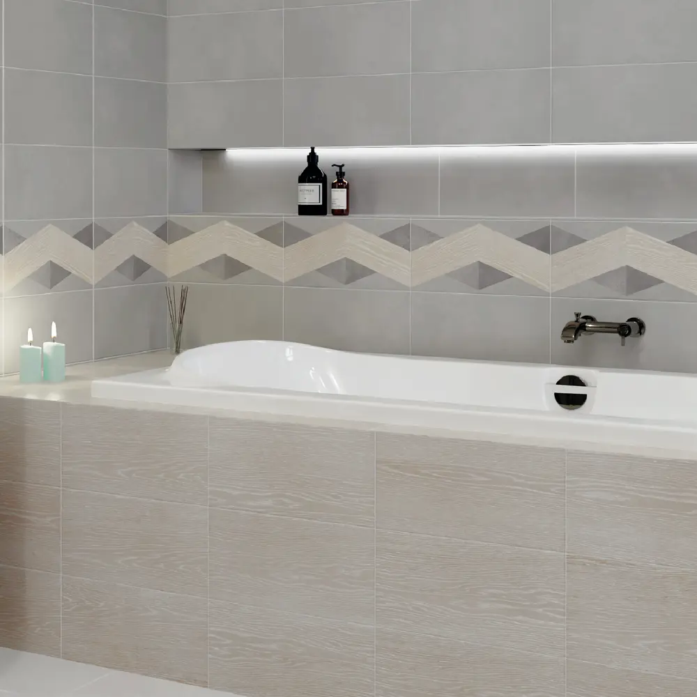 Настенная плитка KREAFORTA Mersey Wood 20x40 см 1.62 м² матовая цвет бежевый STLM-2088819