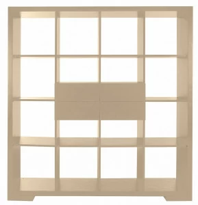 Стеллаж книжный светлый ясень Milano PUSHA СТЕЛЛАЖИ MILANO 062938 Бежевый