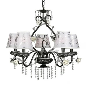 Подвесная люстра Omnilux OML-77913-05 OMNILUX ДИЗАЙНЕРСКИЕ 185631 Белый