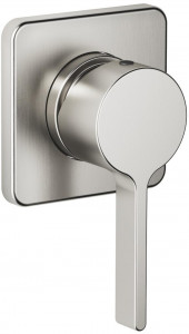 36060710-06 Однорычажный смеситель для скрытого монтажа с накладной панелью - платина матовая Dornbracht Lissé