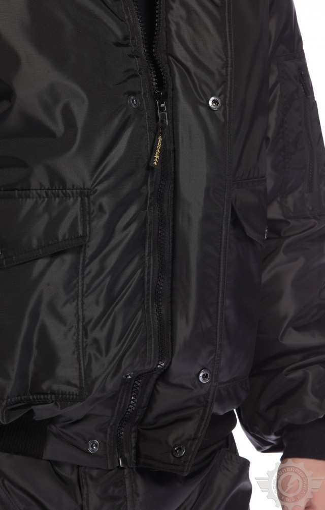 61536 Куртка "Алабама" зимняя черная  Зимняя спецодежда  размер 48-50/170-176  - Вид №9