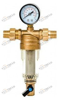 Гейзер Бастион 1/2 для холодной воды с манометром 7508165233 32676