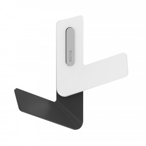 188451 Двойной крючок 16 см цвет Белый/Черный Sonia FLAMA Испания