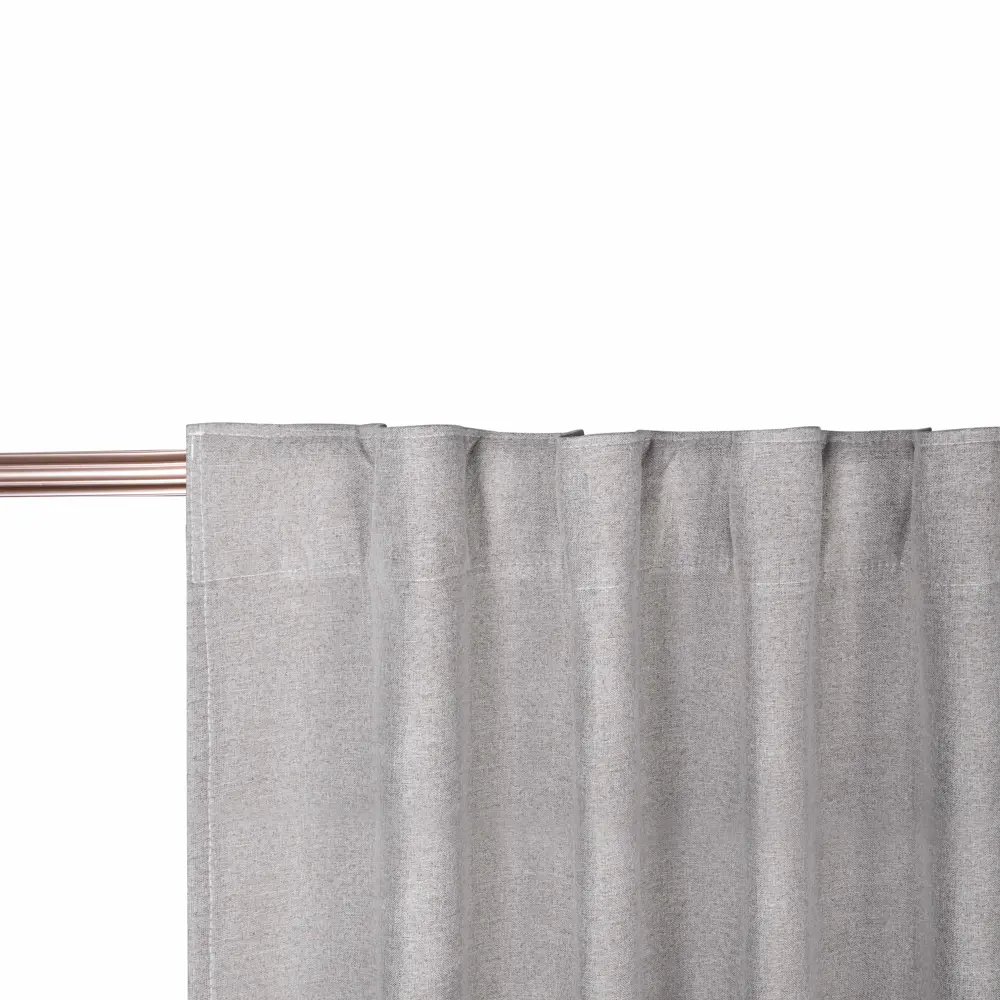Штора на ленте Ника 200x270 см цвет светло-серый СТОЛИЦА ТЕКСТИЛЯ STLM-2034555 - Вид №6