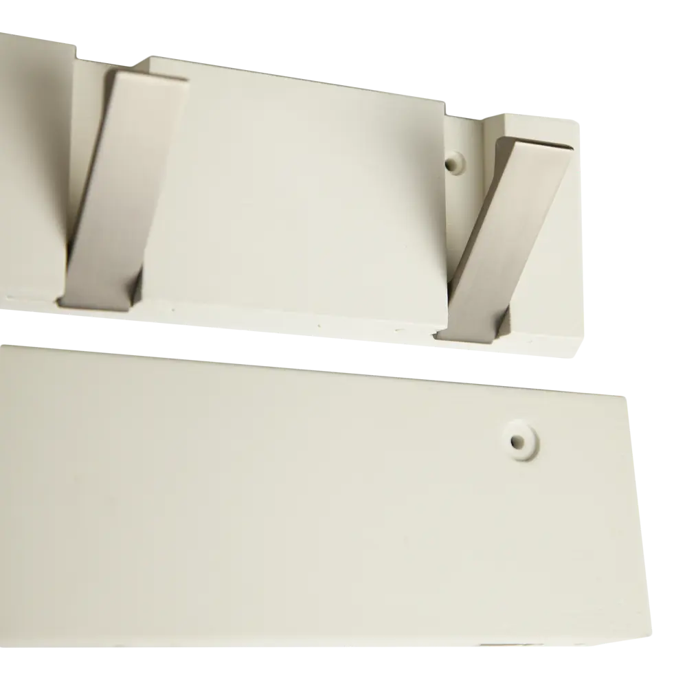 ВЕШАЛКА 4 КРЮЧКА PLY БЕЛ/МЕТ KONSENSA Santreyd STLM-2139843 - Вид №2