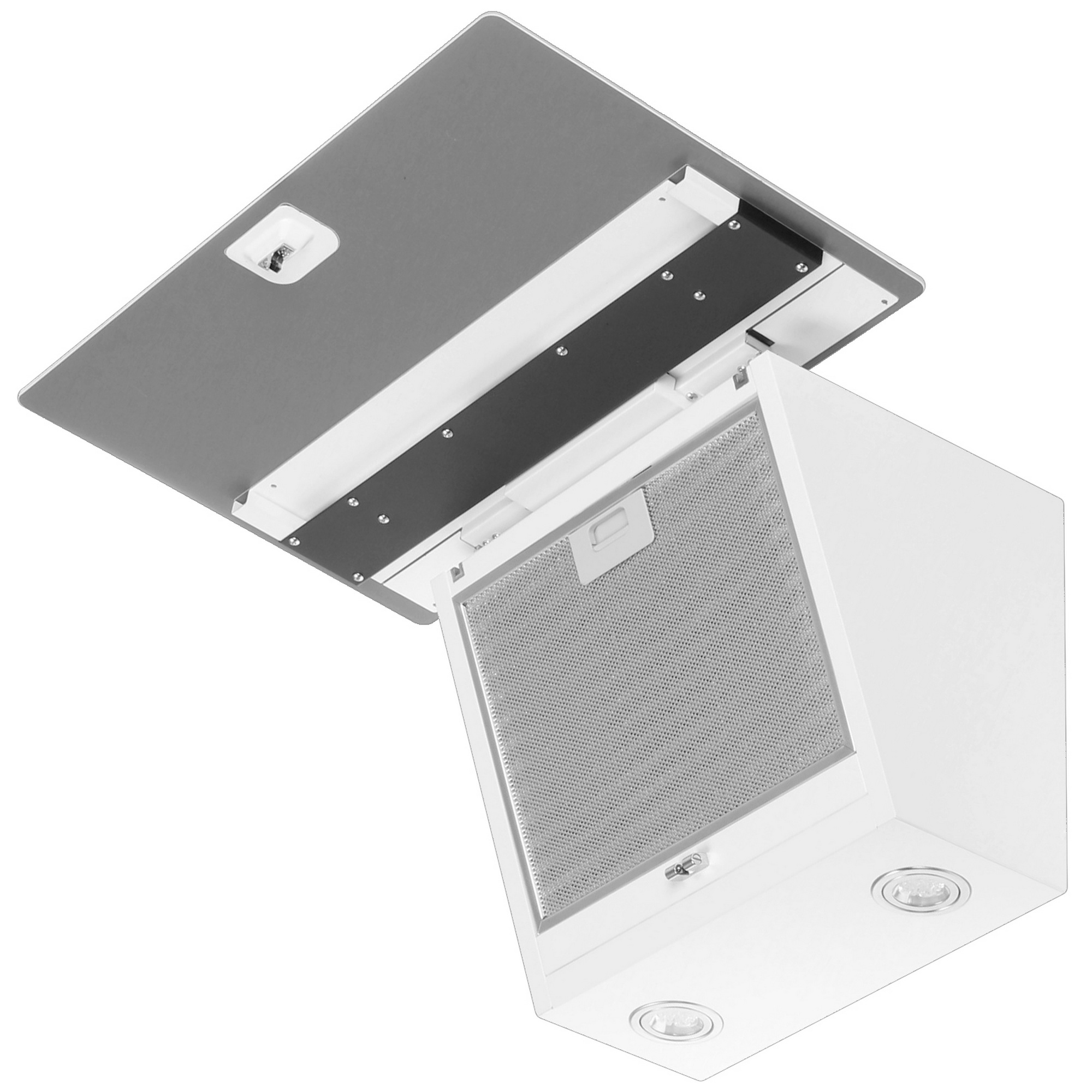 8189977 Вытяжка наклонная Elica SHEEN WH/A/60 белый/серебристый STDN-0017783 - Вид №2
