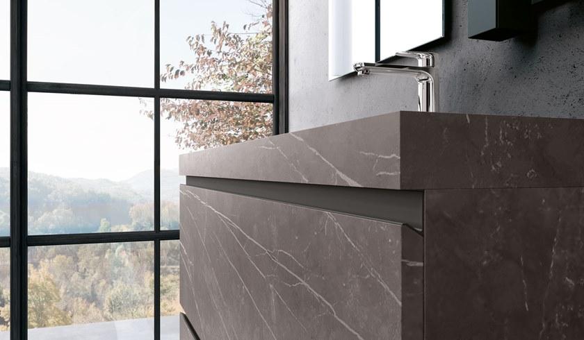 Archeda Мебель для умывальника напольная с ящиками Linea sun-id-1460035 - Вид №3