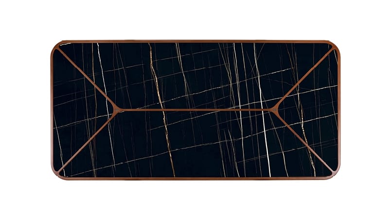 Прямоугольный стол из мрамора и грецкого ореха OPERA CONTEMPORARY LEWIS ARCH-00120074 - Вид №2