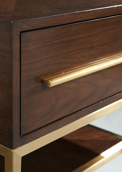 CG895 Приставной столик Brompton с одним ящиком ijlbrown  - Вид №1