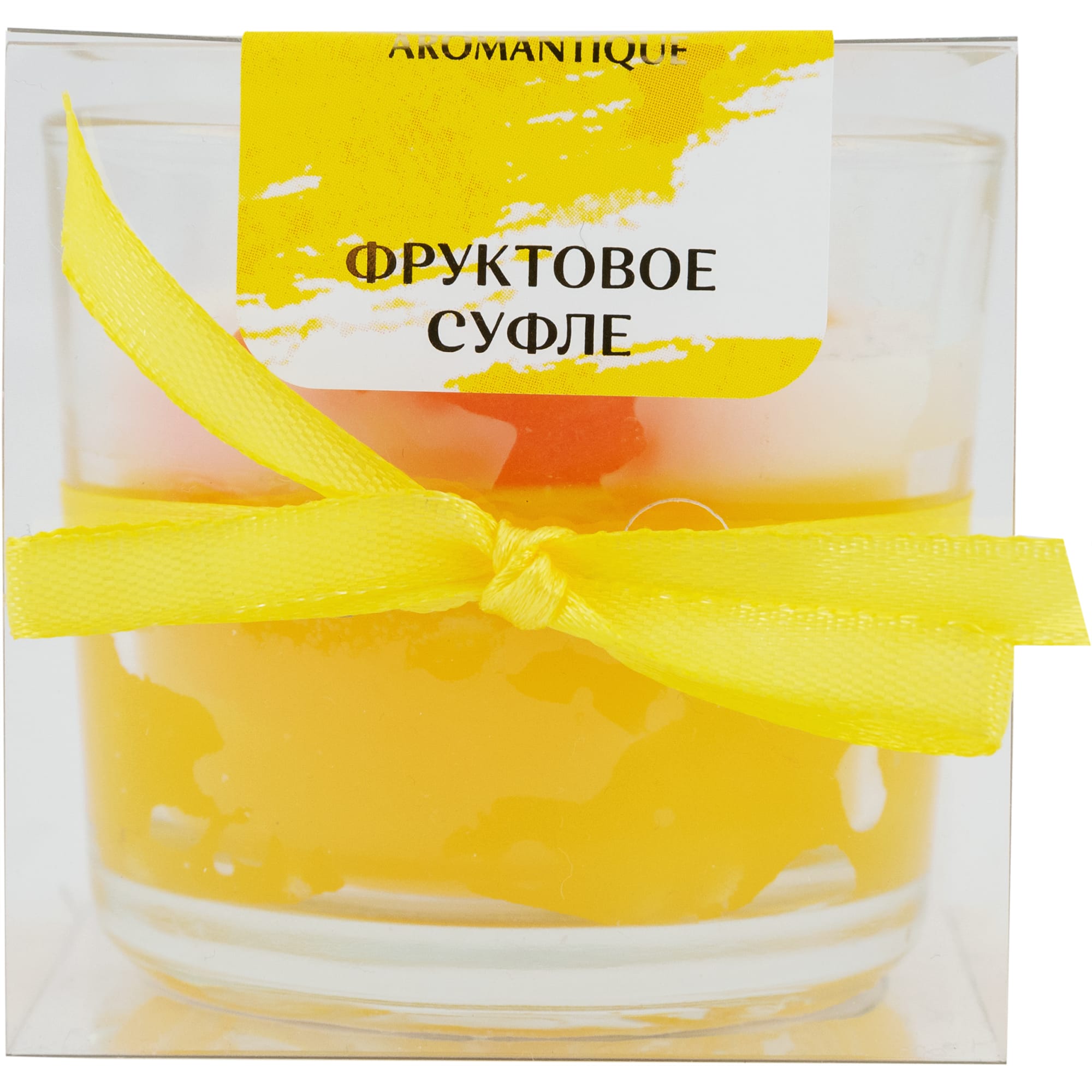 82619232 Свеча ароматическая «Фруктовое суфле» 60 гр, цвет жёлтый Santreyd  - Вид №2