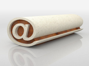 Реконструированная каменная модульная скамья без спинки