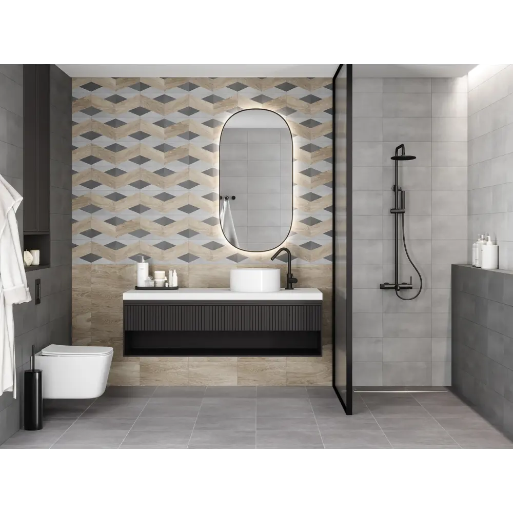 Santreyd Mersey Wood Mix1 - настенная плитка с древесной эстетикой 20×40 см 89364572 STLM-0948559 - Вид №6