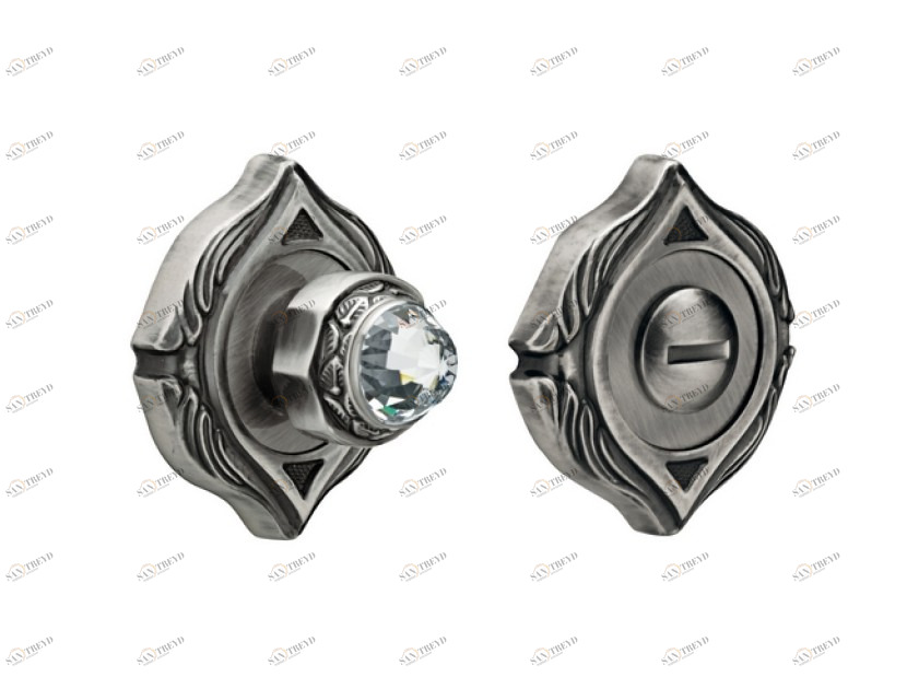 0WC073.B06.44 Кнопка приватности с аварийной разблокировкой 6 мм Мат античная латунь Mestre 