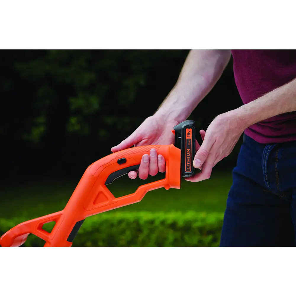 Триммер аккумуляторный Black&Decker ST182320 18 В 1x2 Ач АКБ и ЗУ входит в комплект BLACK + DECKER STLM-2068489 - Вид №13