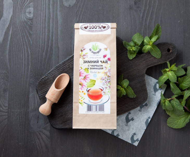 8522 Напиток чайный Зимний чай с чабрецом и эхинацеей Вкусляндия 