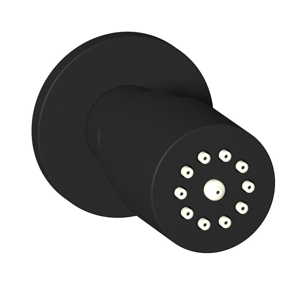 Боковая форсунка круглая WE ARE IB sh031on Matt Black RICAMBI