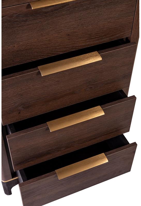 2500 Комод с 5 ящиками Модерн Дуб Гладстоун R-HOME 4009278H_Гладстоун - Вид №4