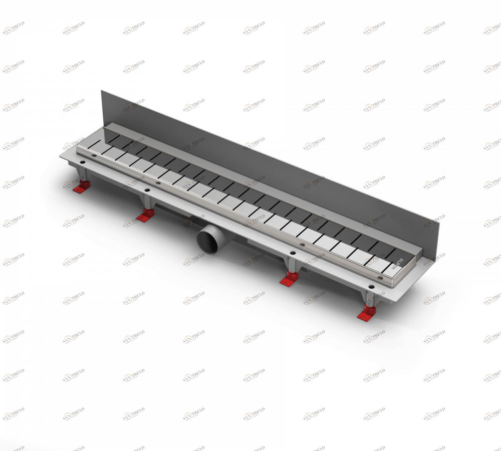 Водоотводящий желоб ALPEN Medium ALP-750MN2 к стене с рамкой 