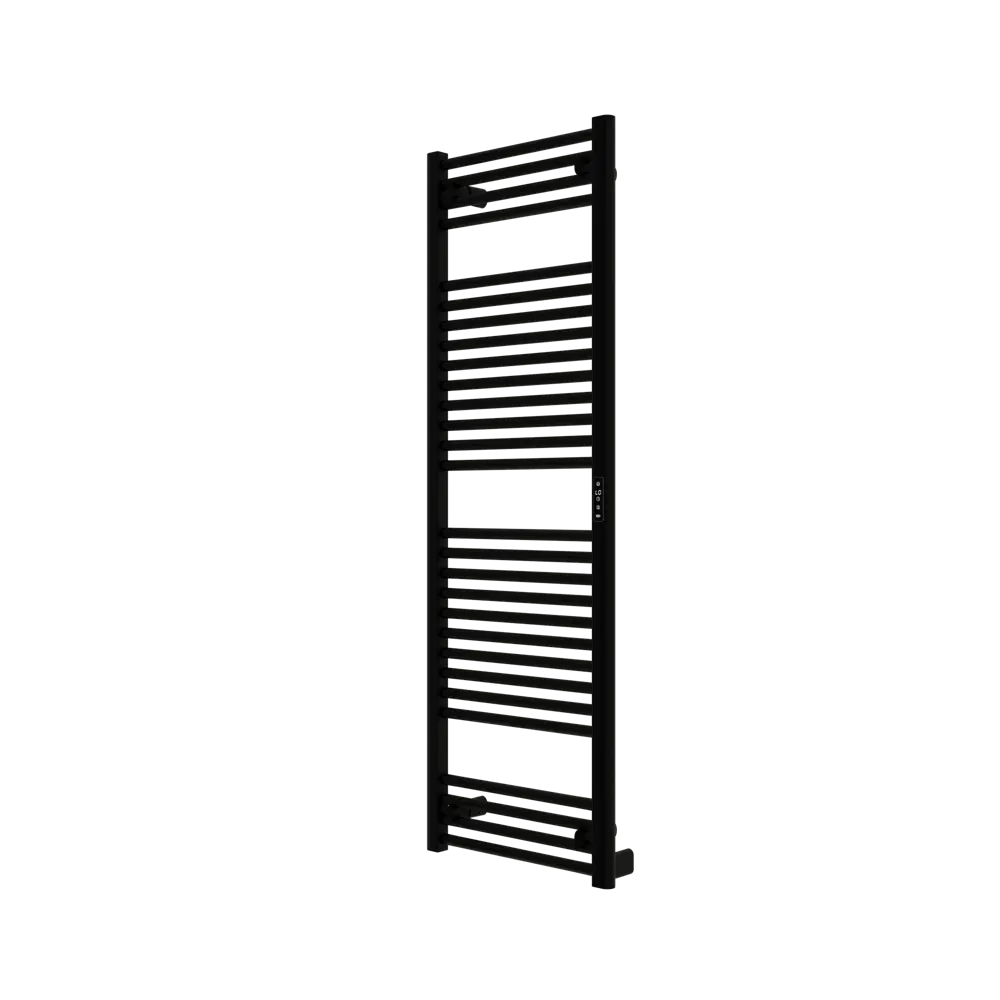 Полотенцесушитель электрический Rifar D-Line 500x1500 мм 350 Вт с терморегулятором лесенка цвет черный 89443687 STLM-2122602 
