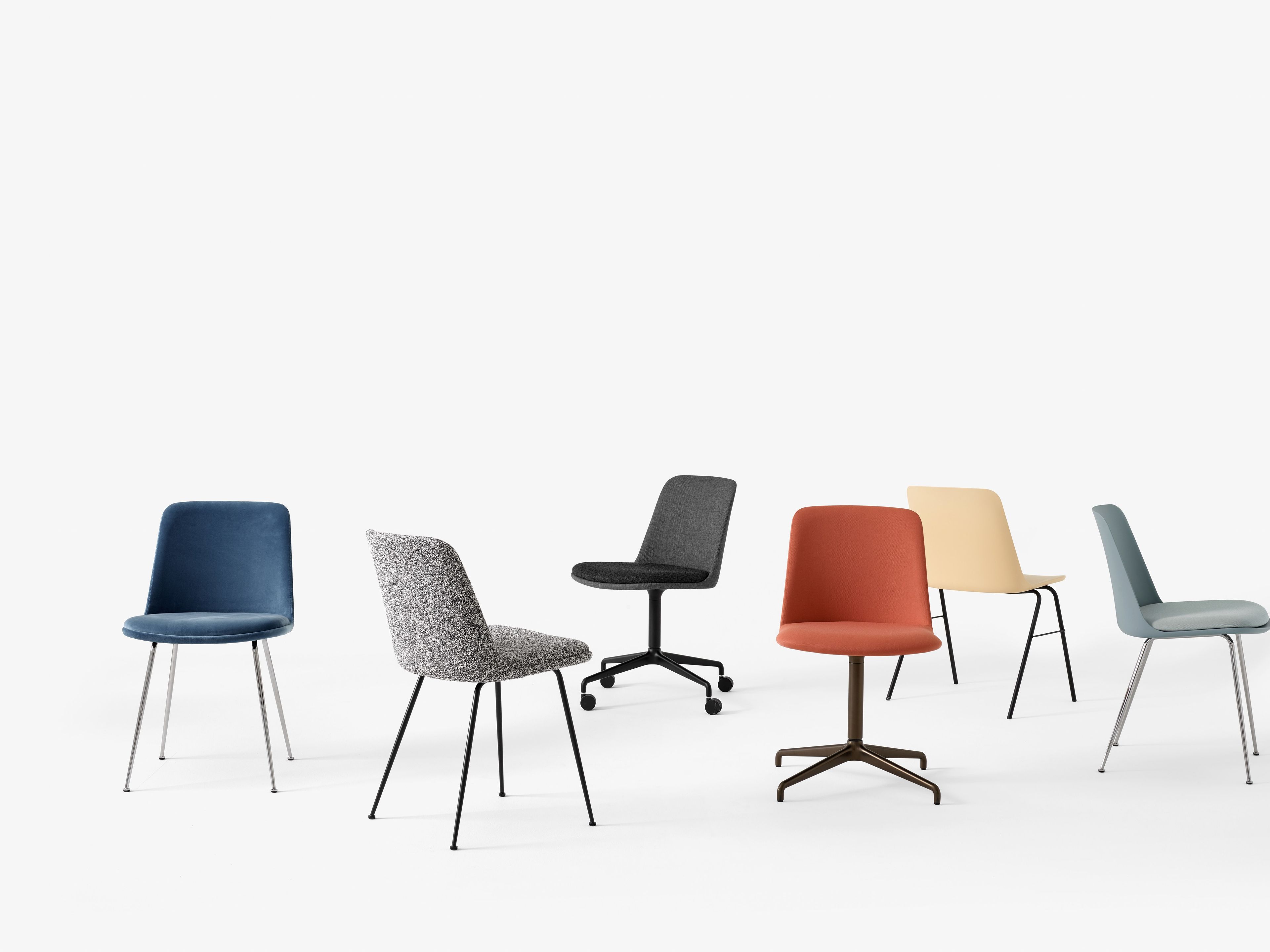 Вращающееся офисное кресло из полипропилена с 4 спицами &Tradition Rely ARCH-00118594 - Вид №5