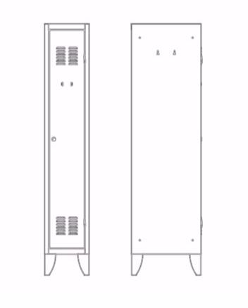 Dieffebi Металлический шкаф Lockers 135_n000c - Вид №5