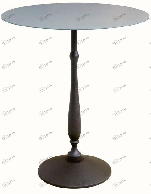 Vela Arredamenti Круглый чугунный стол на контракт Smooth-lib sun-id-1356197