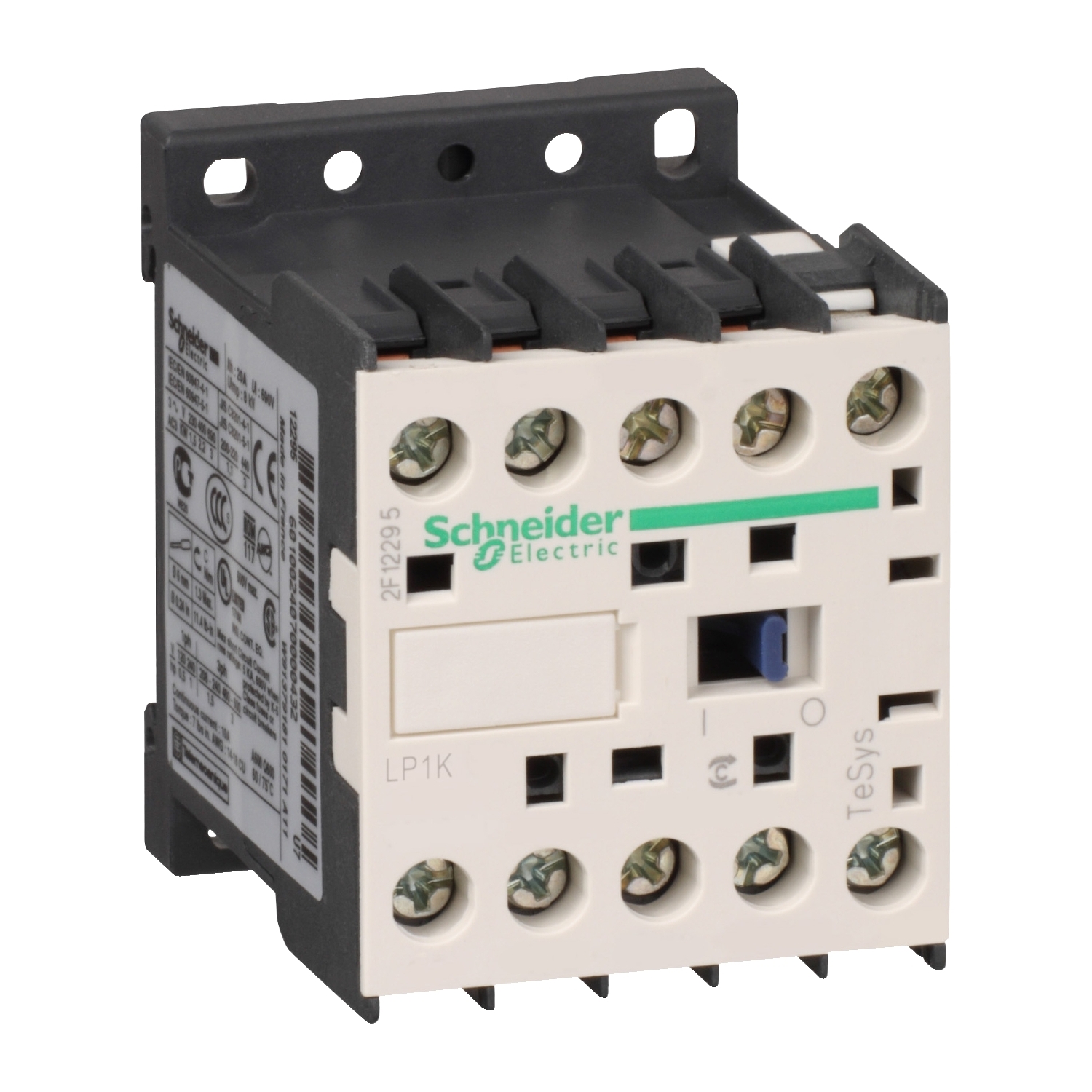 LP1K09008JD Контактор LP1K 4P 20А 400/12В DC Schneider Electric TeSys 