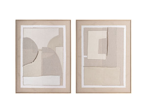 Декоративная панель из холста