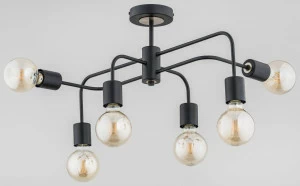 Потолочная люстра Alfa Linio Black 25496 ALFA LINIO BLACK 313553 Черный