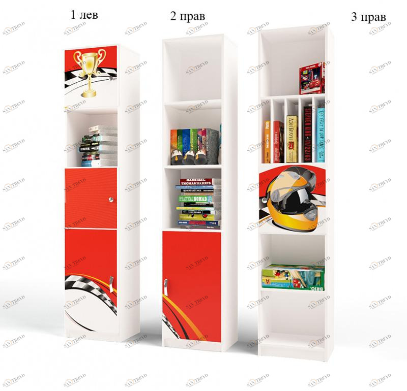 Стеллаж ABC-KING 01La-Man красный 4631147960344