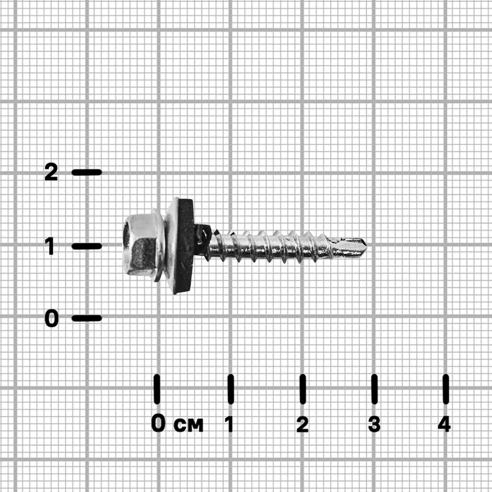 Кровельные саморезы Standers с буром для металлочерепицы и профнастила 89212987 STLM-1548794 - Вид №2