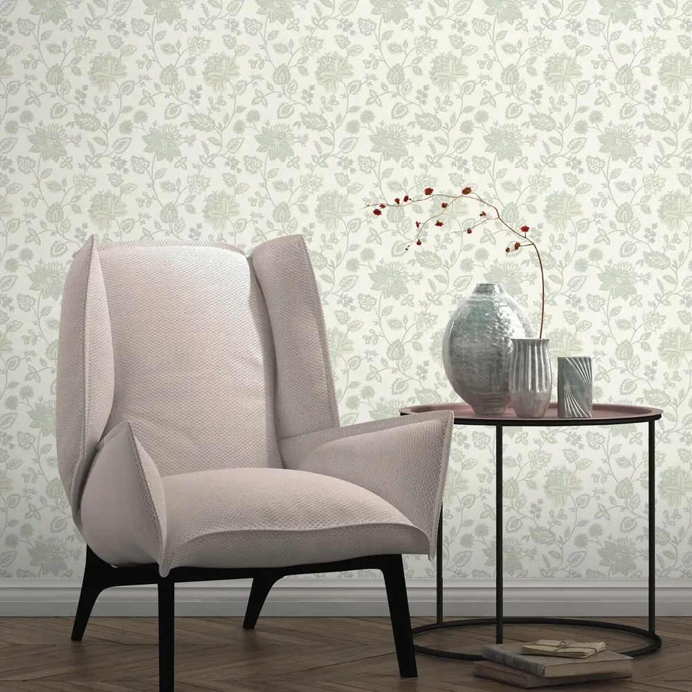 Обои флизелиновые Rasch Art Nouveau мятные 1.06 м RA 958225 STLM-2111692 - Вид №2