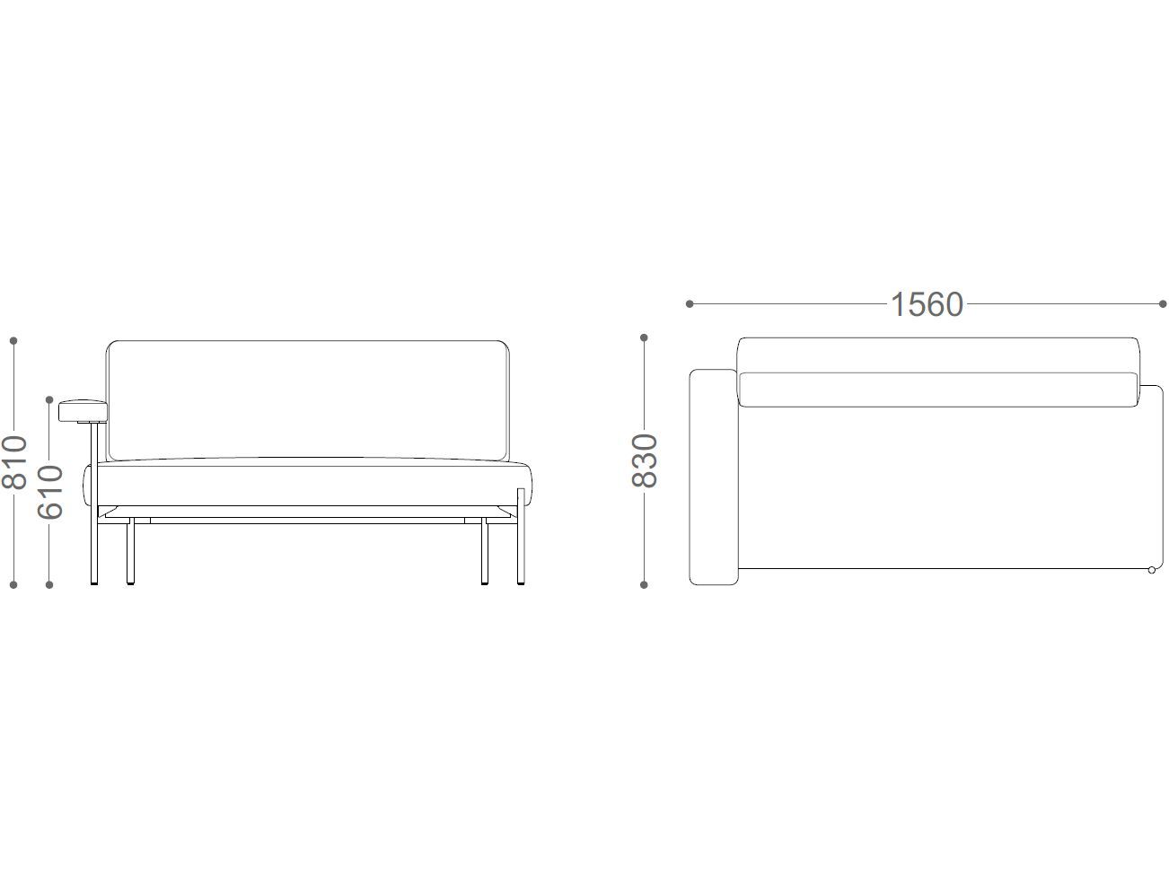 2-местный диван VAGHI Tilos ARCH-00046222 - Вид №6