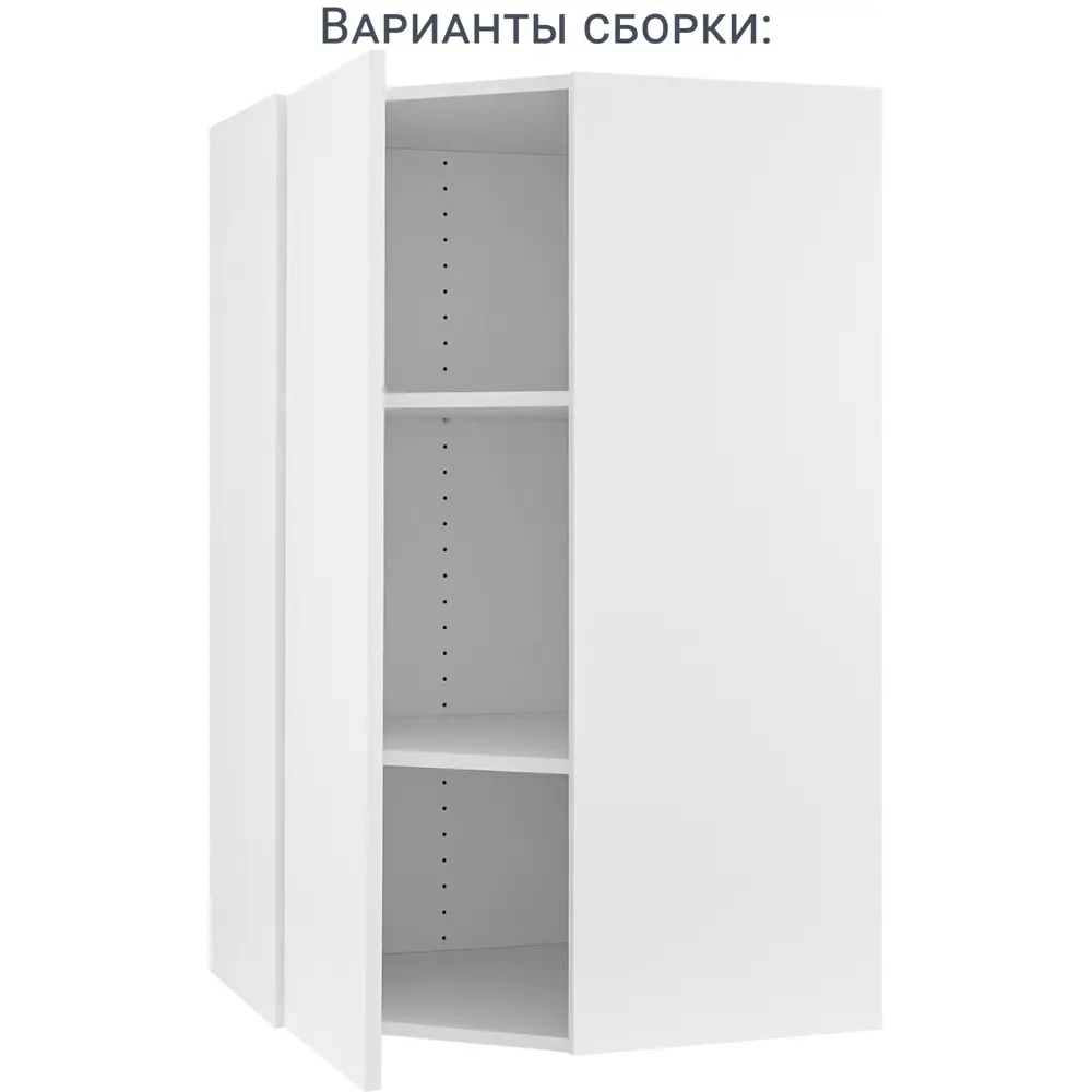 Фасад кухонного шкафа Аша 32.8x102.1 см KONSENSA ЛДСП цвет белый STLM-2007815 - Вид №16