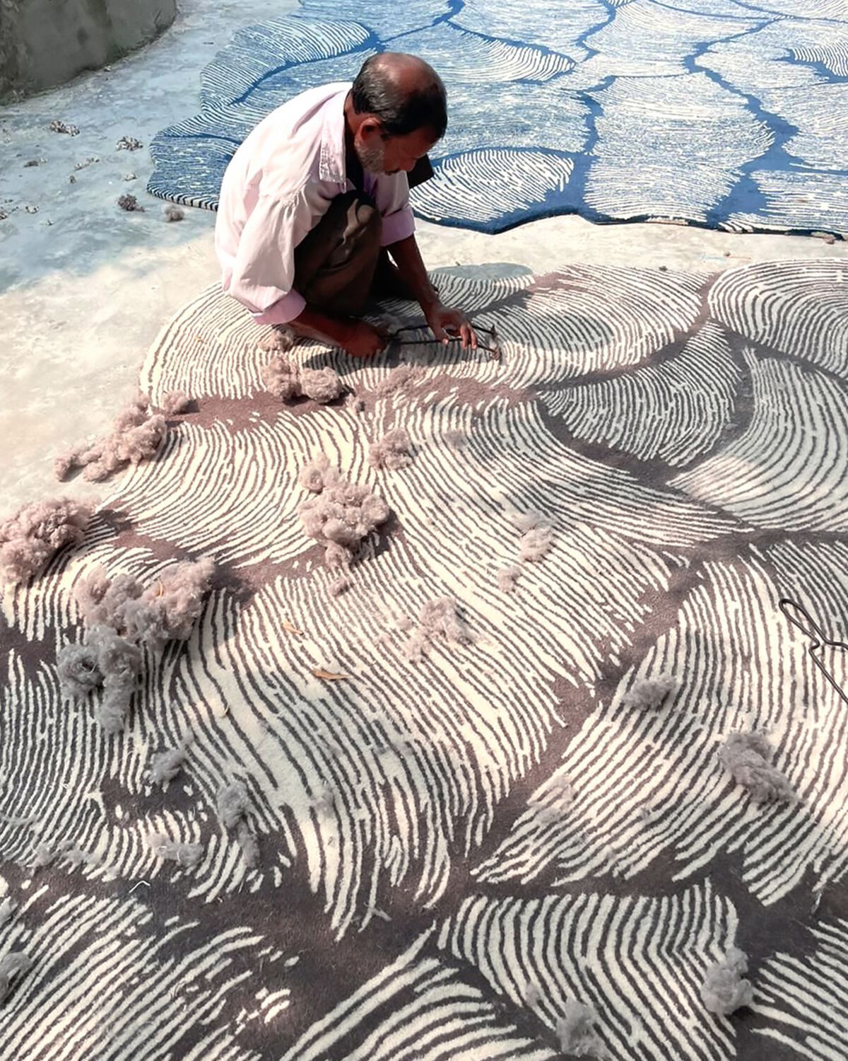 Шерстяной ковер ручной работы Mohebban океан ARCH-00140424 - Вид №5