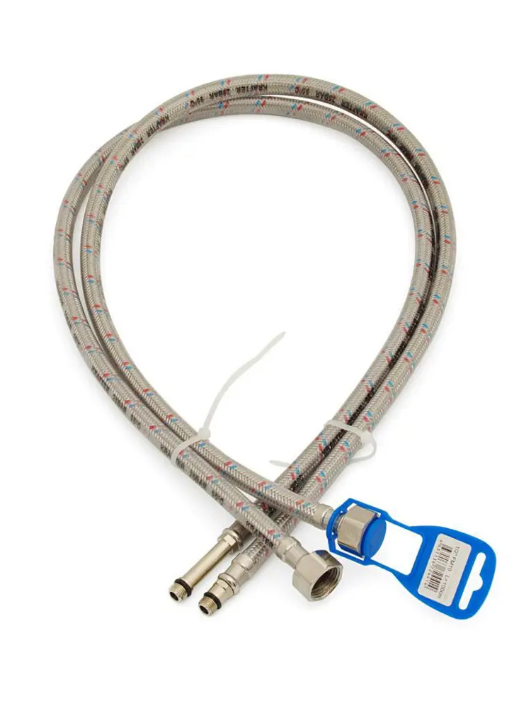 90683979 Подводка гибкая для смесителей Krafter KRLux905 80 см 1/2" х М10 пара STLM-0806380