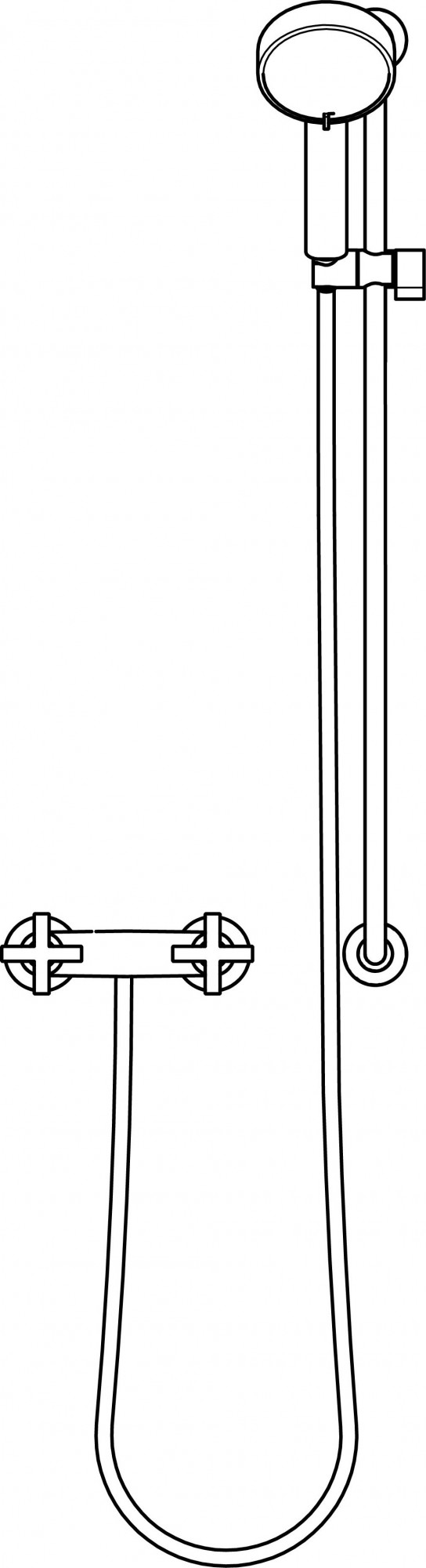 26413892-93_1_28016979-93_1_26100892-93_1 Душевой гарнитур - хром матовый Dornbracht Tara 