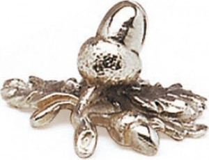 48078 Odiot Держатель для именной карточки Odiot "Дубовый лист" (серебро 925) Серебро 925