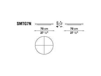 Круглый мраморный стол с Lazy Susan Maxalto Xilos ARCH-00065078 - Вид №4