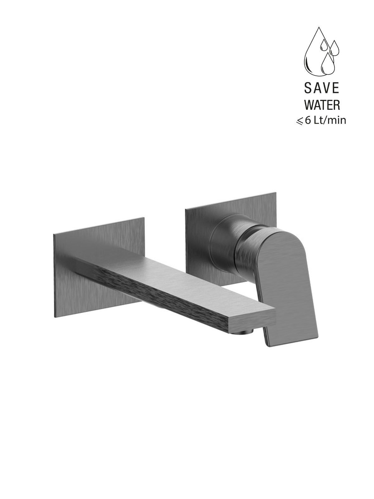 Настенный смеситель для раковины без слива с ограничителем расхода Rubinetterie Frattini Gintonic ARCH-00042556 - Вид №8