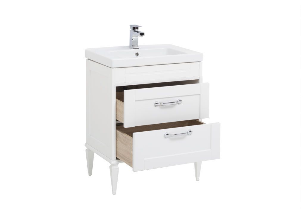 Тумба под раковину Aquanet Денвер 65 белый sun-id-270513 - Вид №1