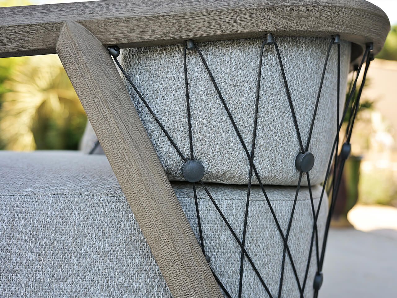 Тканевое садовое кресло с подлокотниками Les Jardins® Chester ARCH-00062562 - Вид №2