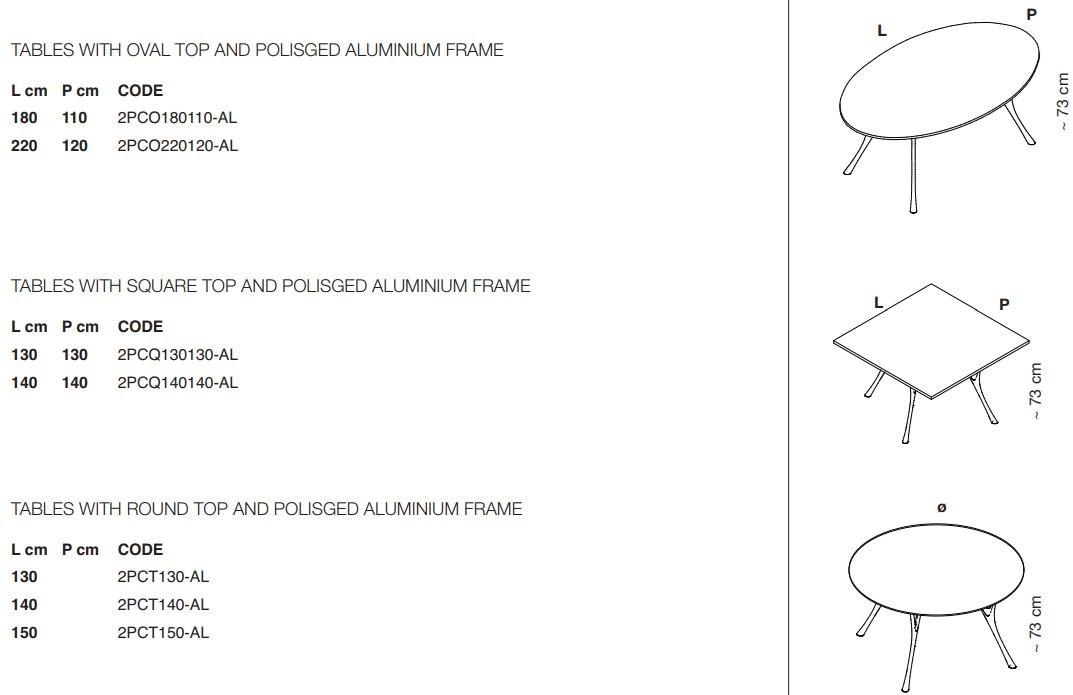 Caimi Brevetti Круглый бетонный стол Pegaso sun-id-1444192 - Вид №2