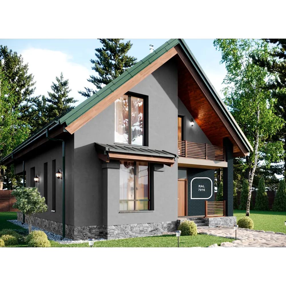 Краска фасадная Jobi Fassadenfarbe матовая база C 0.9 л STLM-2044782 - Вид №7