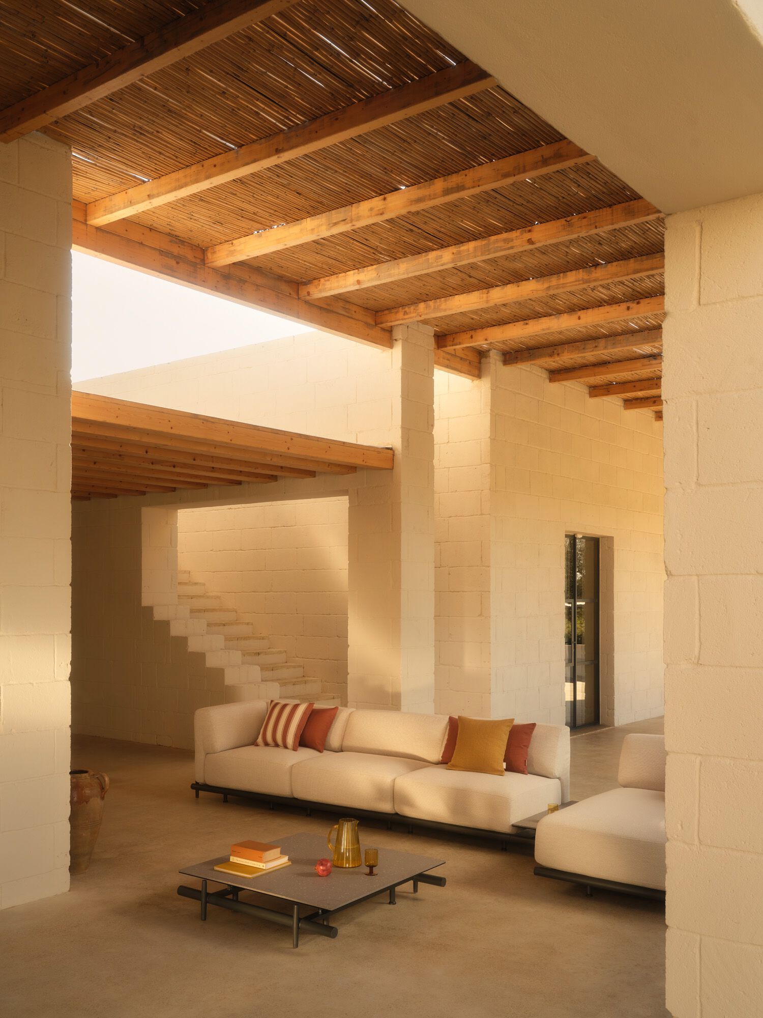 Тканевый модульный угловой садовый диван Unopiù Давос ARCH-00005831 - Вид №8